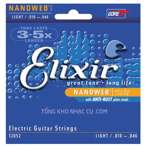 Dây Đàn Guitar Electric Elixir 12052